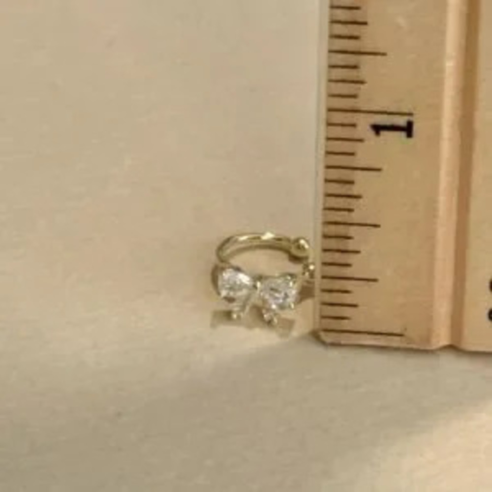 Diamond cuff earrings N1244